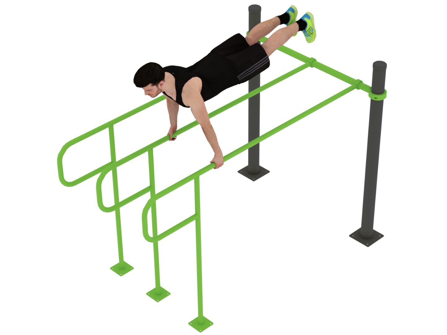THREE ELEMENT PARALLEL BAR
