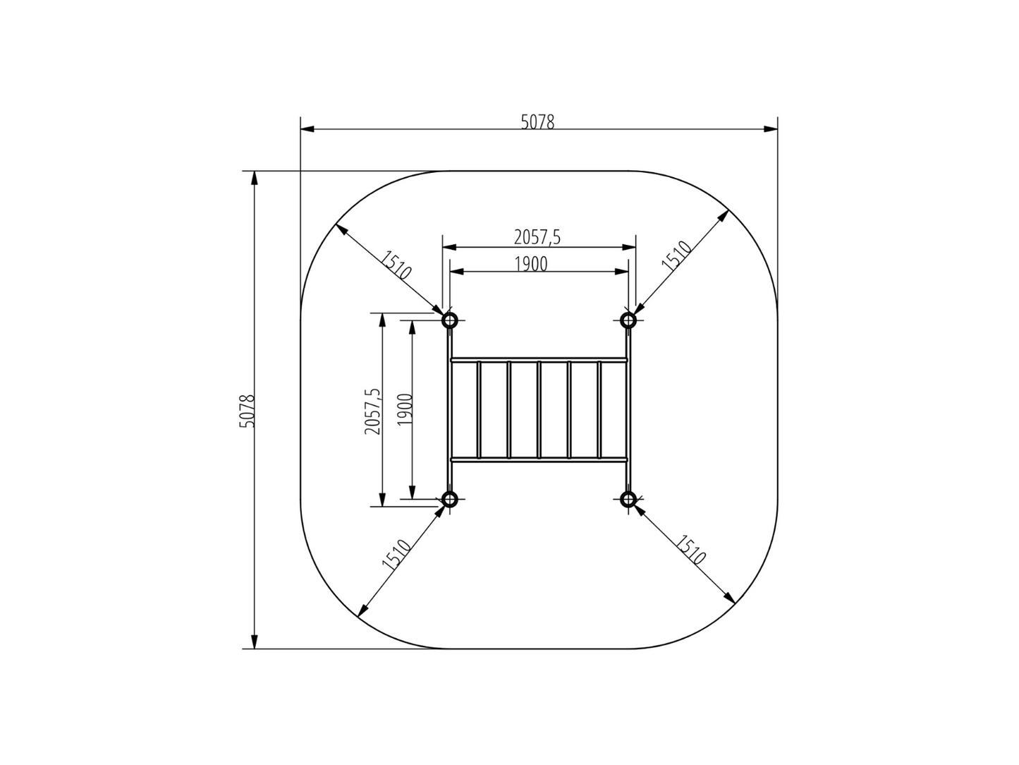 STREET WORKOUT LADDER