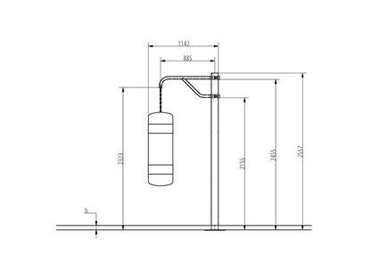 BOXING BAG HOLDER