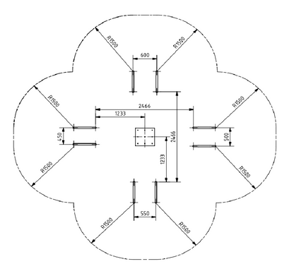 PUSH UP CROSS ELEMENT